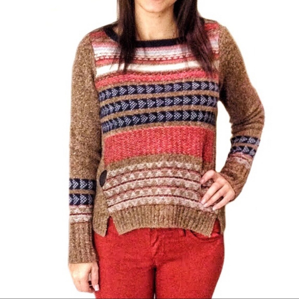 HP Anthropologie Sparrow Hildasay Striped Sweater